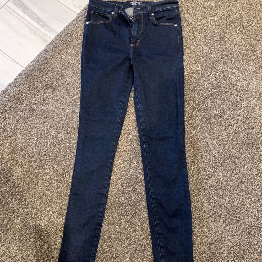 Abercrombie and Fitch skinny dark jeans size 26. Never worn.